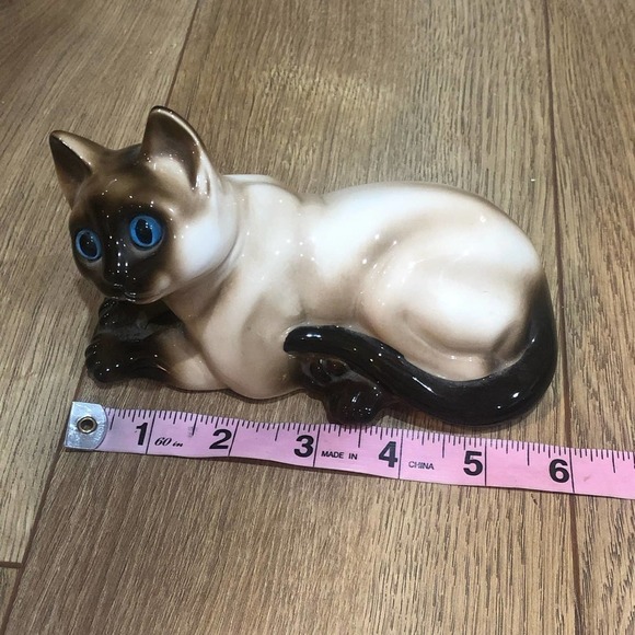 ENESCO Vintage Siamese Cat Figurine Excellent Condition - Picture 7 of 7